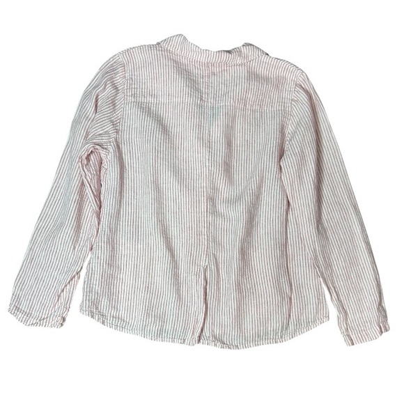 FLAX Linen Striped Blazer size S - Picture 2 of 7